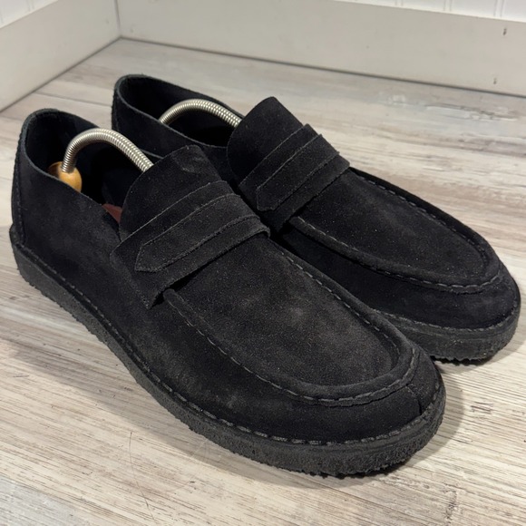 Clarks Nomad Loafer 26178111 Black Men's Sz 13M - EUC